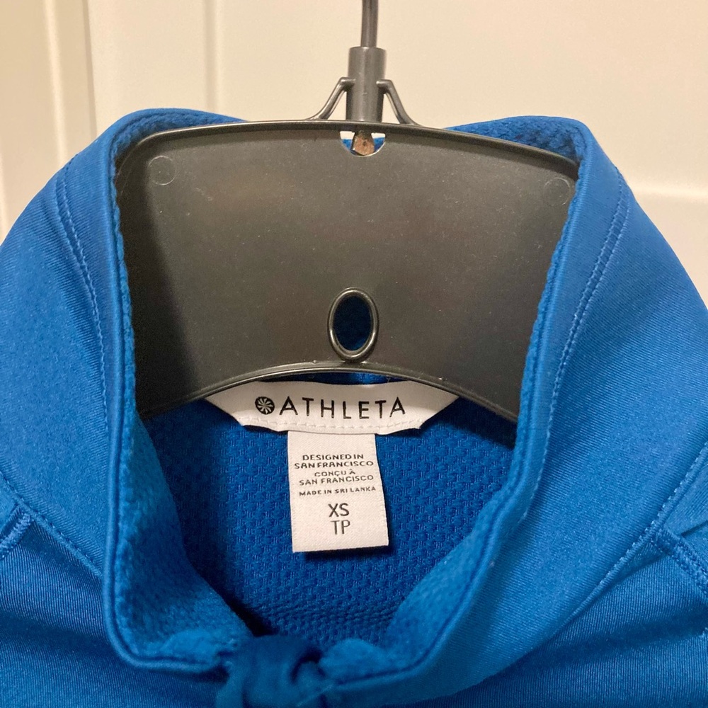 Athleta Womens Whistler Half Zip in Dark Lapis Blue (Size XS- worn once) - Picture 6 of 6